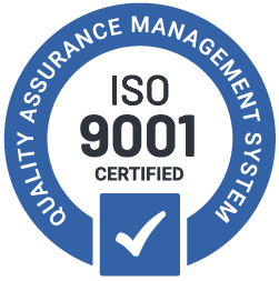 ISO 9001:2015 Quality Management certification badge